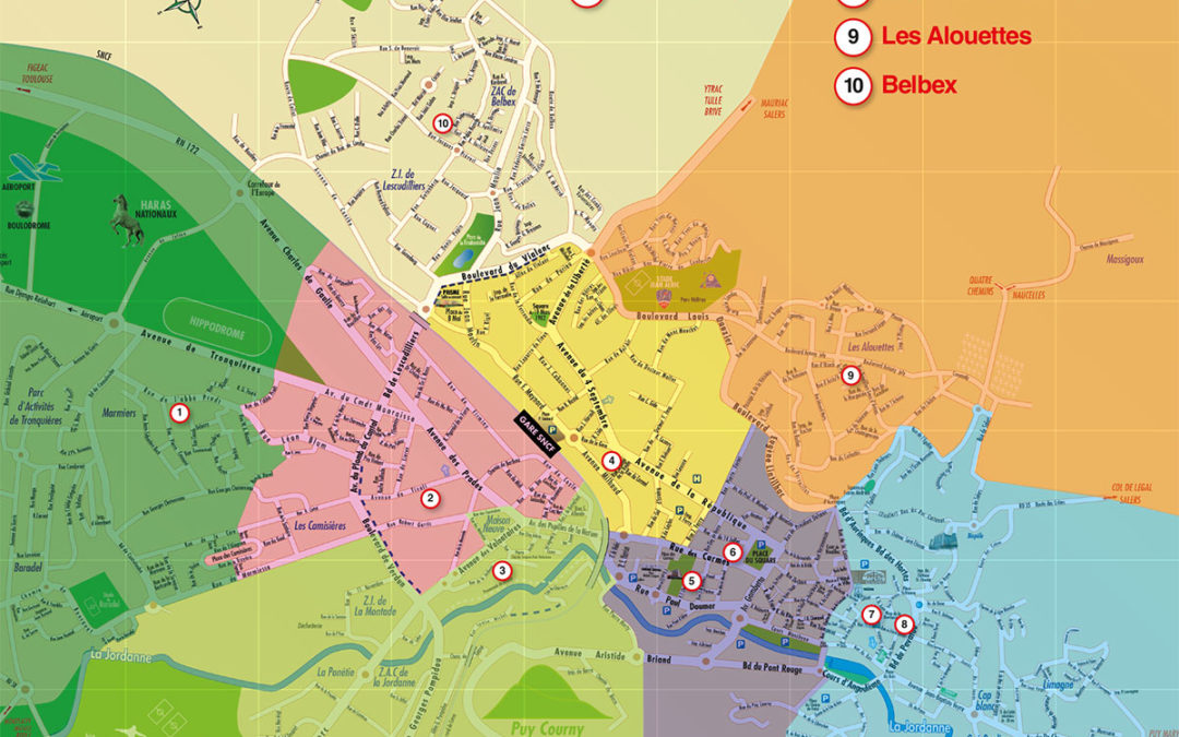Ecoles & secteurs scolaires de la ville d&rsquo;Aurillac