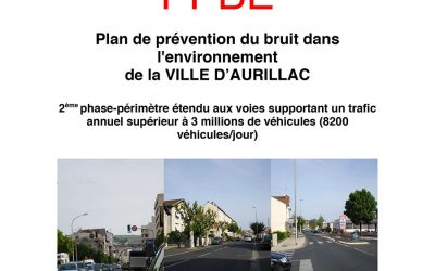 Plan de prévention du bruit dans l’environnement de la ville d’Aurillac (PPBE)