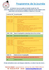 Programme Cirque ensemble