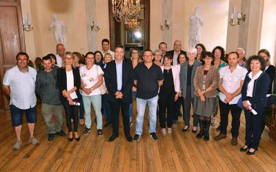 Passage de relais à la mairie