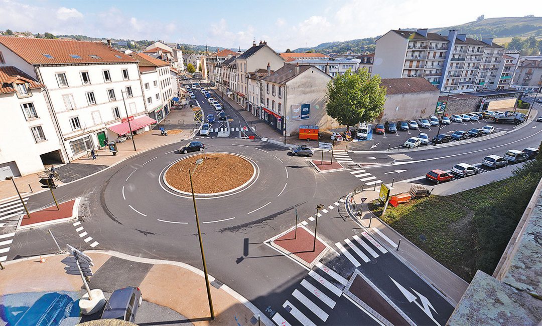 Le giratoire Milhaud en service