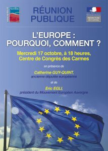 Réunion Publique : Europe