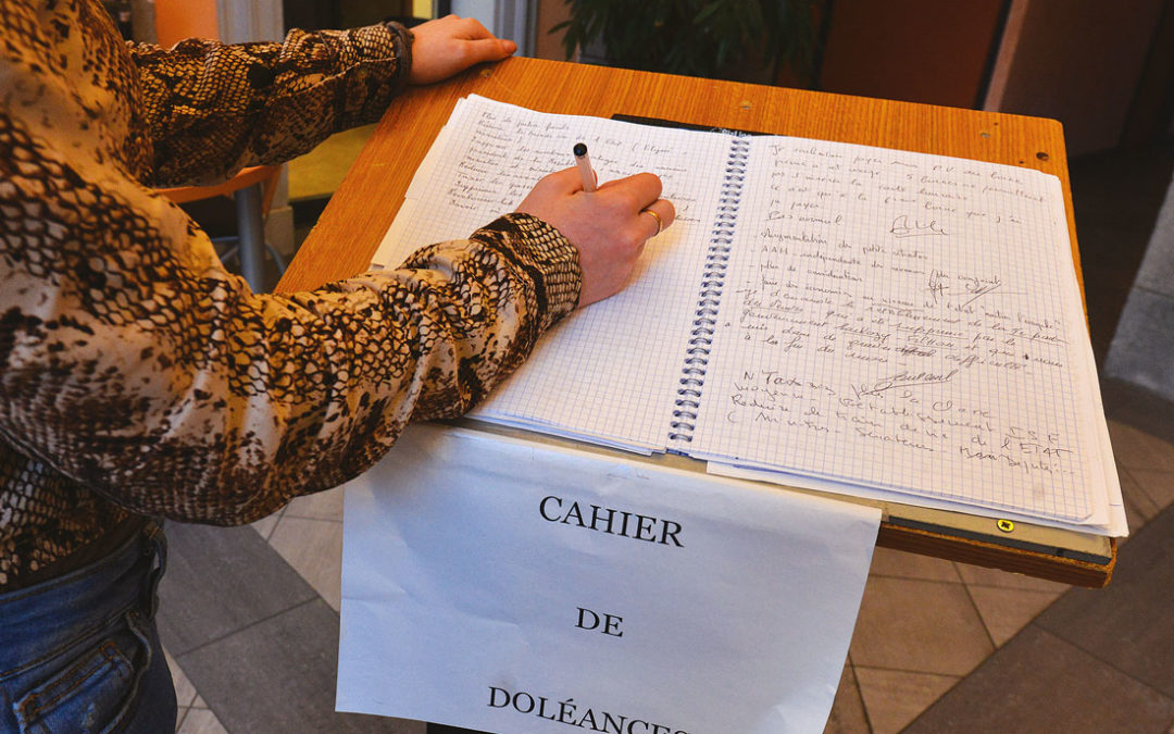 Le Grand débat national  à Aurillac / Doléances