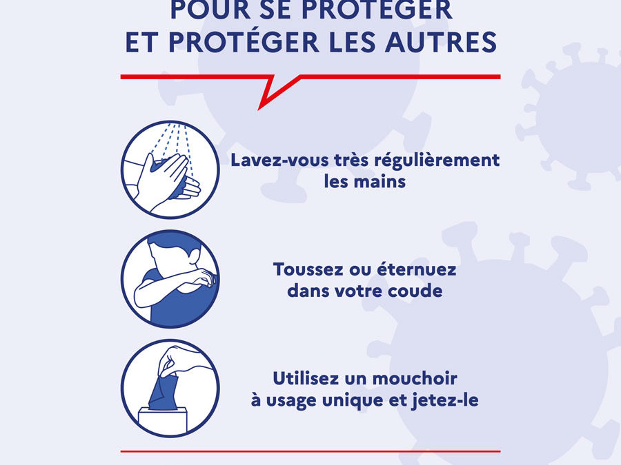 COVID-19 – Un numéro vert répond à vos questions sur le Coronavirus COVID-19. 24h/24 et 7j/7 : 0 800 130 000