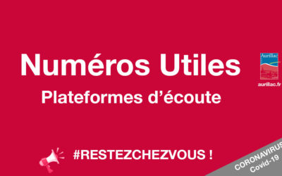 Numéros utiles / Plateformes d’écoute
