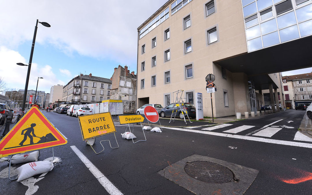 Création d’une zone de travaux sur le Cours Monthyon / îlot des Frères Charmes