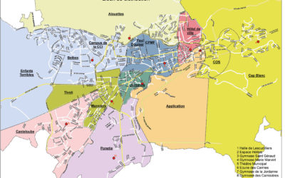Distribution des masques offerts aux Aurillacois par le Conseil départemental du Cantal et la Région