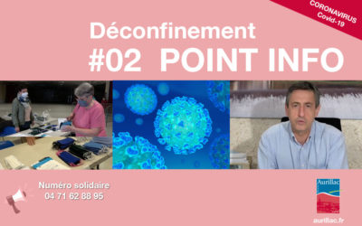 #02 Point d’information Déconfinement Pierre Mathonier maire d’Aurillac / vendredi 15 mai / COVID-19