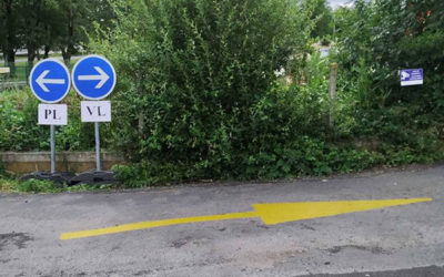 Voie de desserte de la zone commerciale du giratoire Tricot vers le chemin de Coissy