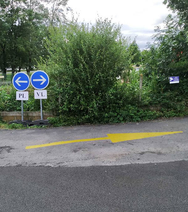 Voie de desserte de la zone commerciale du giratoire Tricot vers le chemin de Coissy