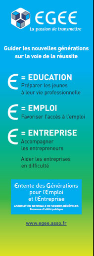 ENTENTE DES GENERATIONS POUR L’EMPLOI ET L’ENTREPRISE – EGEE