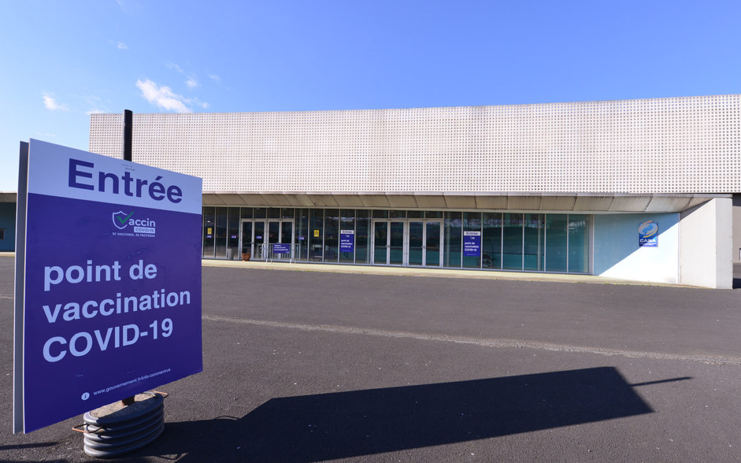 Centre de vaccination d’Aurillac au Prisme depuis le 8 avril