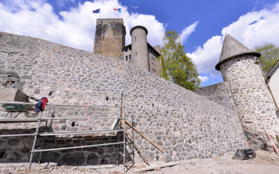 Réouverture de la rue et du parking du château Saint-Etienne