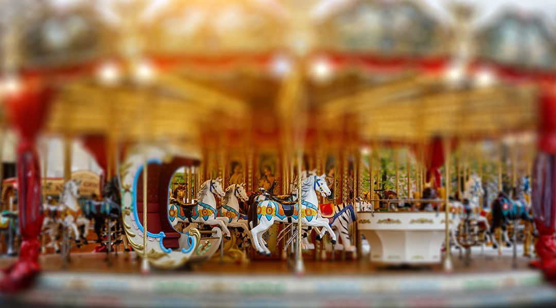 Présence des manèges en centre-ville