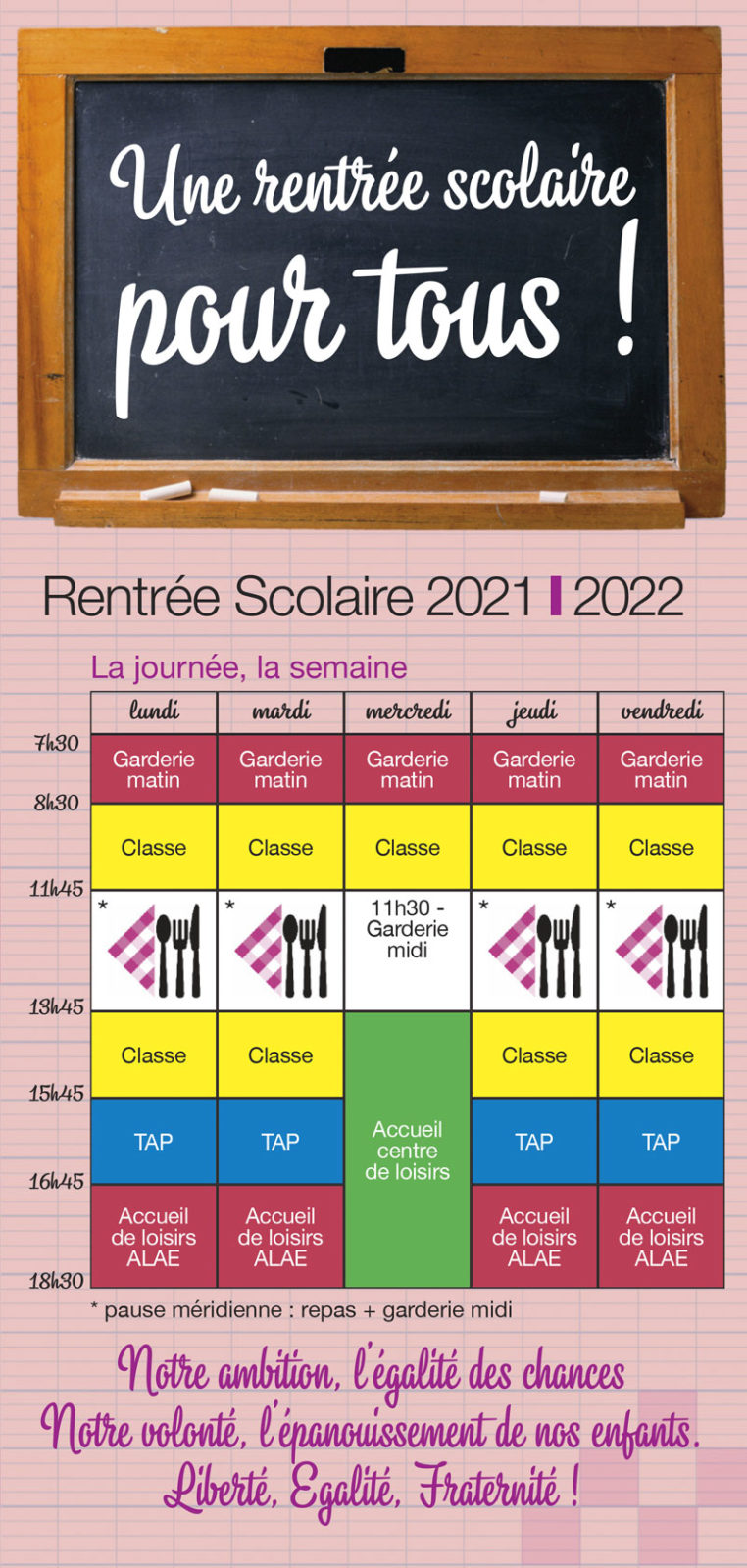 Nouvelle plaquette sur les rythmes scolaires • Mairie d'Aurillac