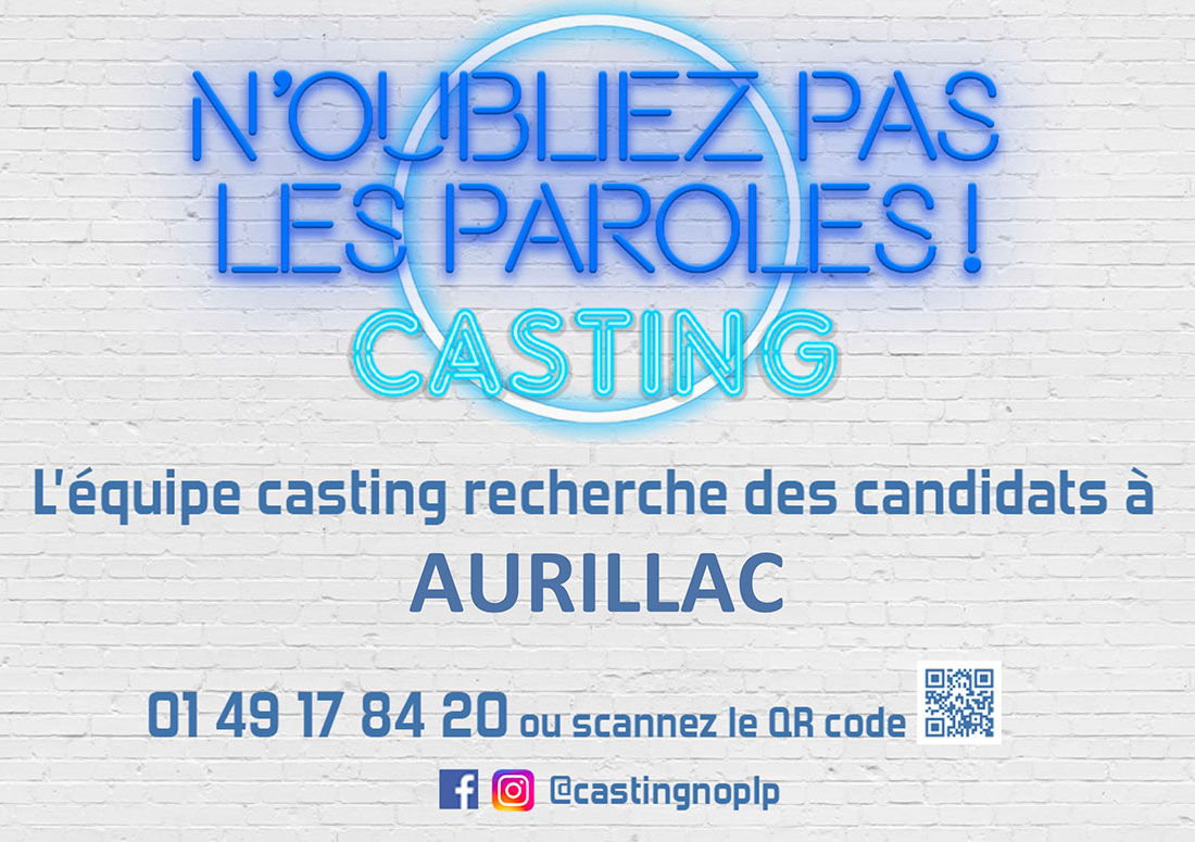 Casting pour l'émission « N'oubliez pas les paroles »