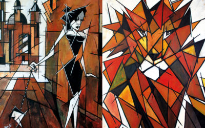 Exposition de peinture au théâtre de Yannick G