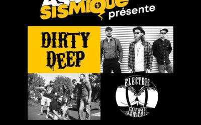 Dirty Deep + Electric Flash en concert / au Sismographe le 7 octobre