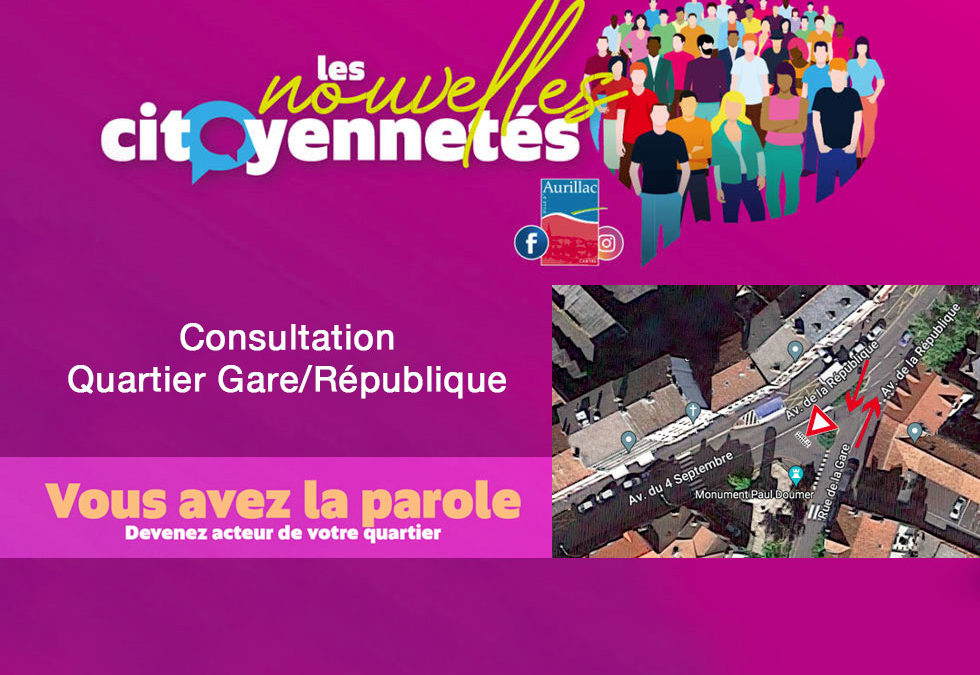 Consultation population quartier Gare/République