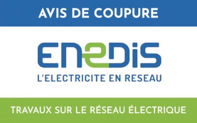 info ENEDIS : Coupure d’électricité pour travaux