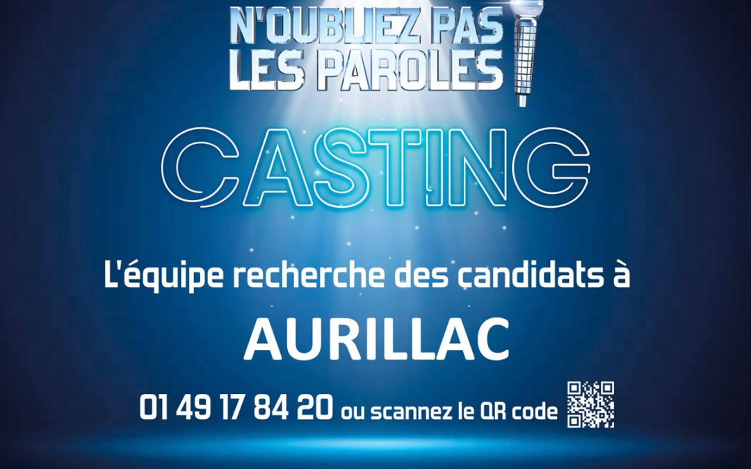 Casting pour l’émission « N’oubliez pas les paroles ! »
