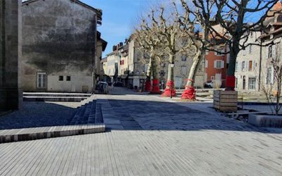 Réouverture de l’accès piéton au Parvis de l’abbatiale Saint-Géraud