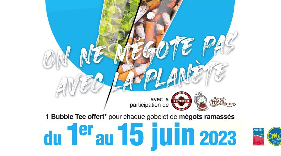 Défi Mégots ramassés / Du 1er au 15 juin