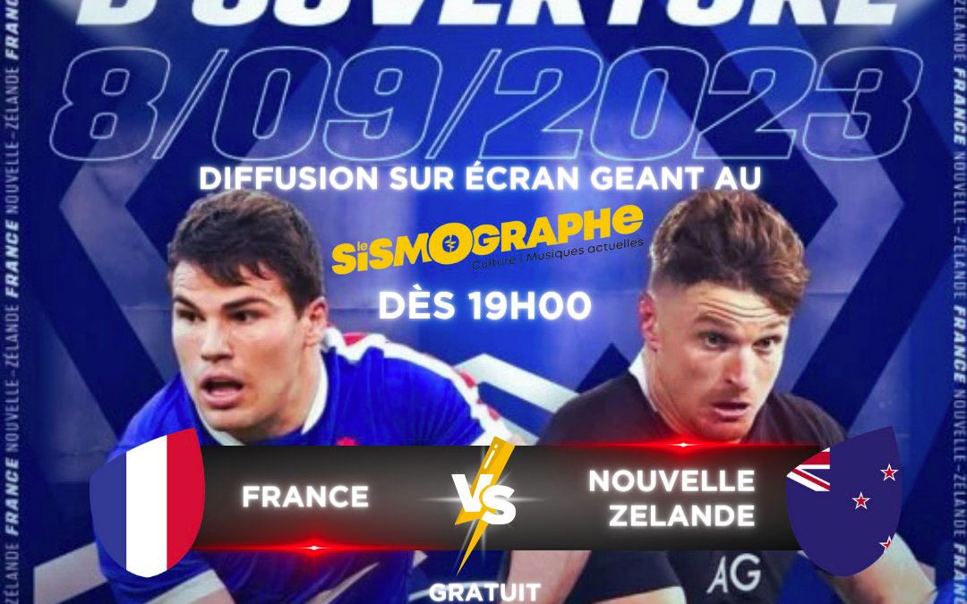 Retransmission match d&rsquo;ouverture Rugby France/Nouvelle-Zélande