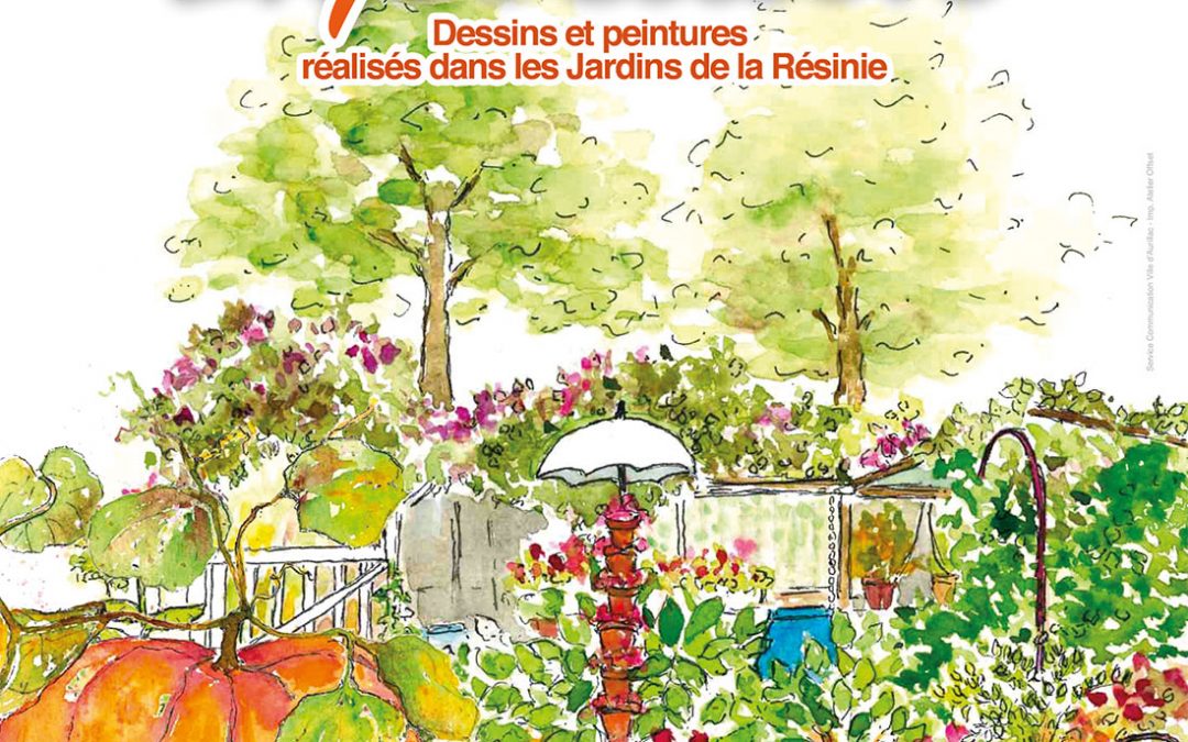 Exposition / Dessins et peintures Jardins de la Résinie