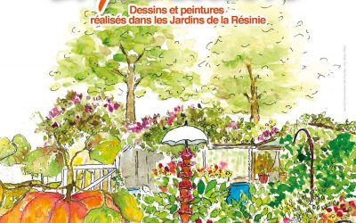 Exposition / Dessins et peintures Jardins de la Résinie
