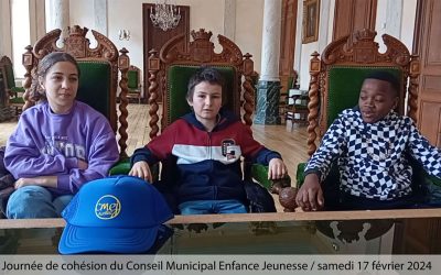 Journée de cohésion du Conseil Municipal Enfance Jeunesse / samedi 17 février 2024