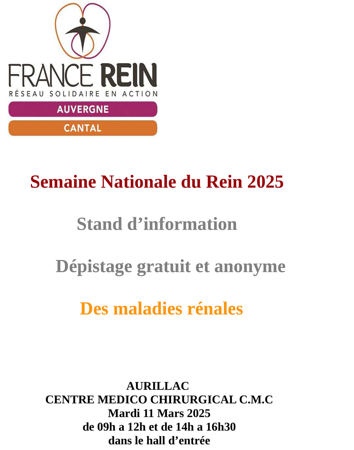 Semaine Nationale du Rein