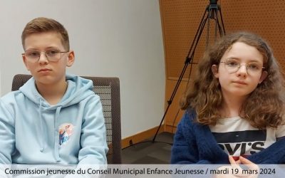 Commission réunie du mardi 19 mars 2024 du CMEJ