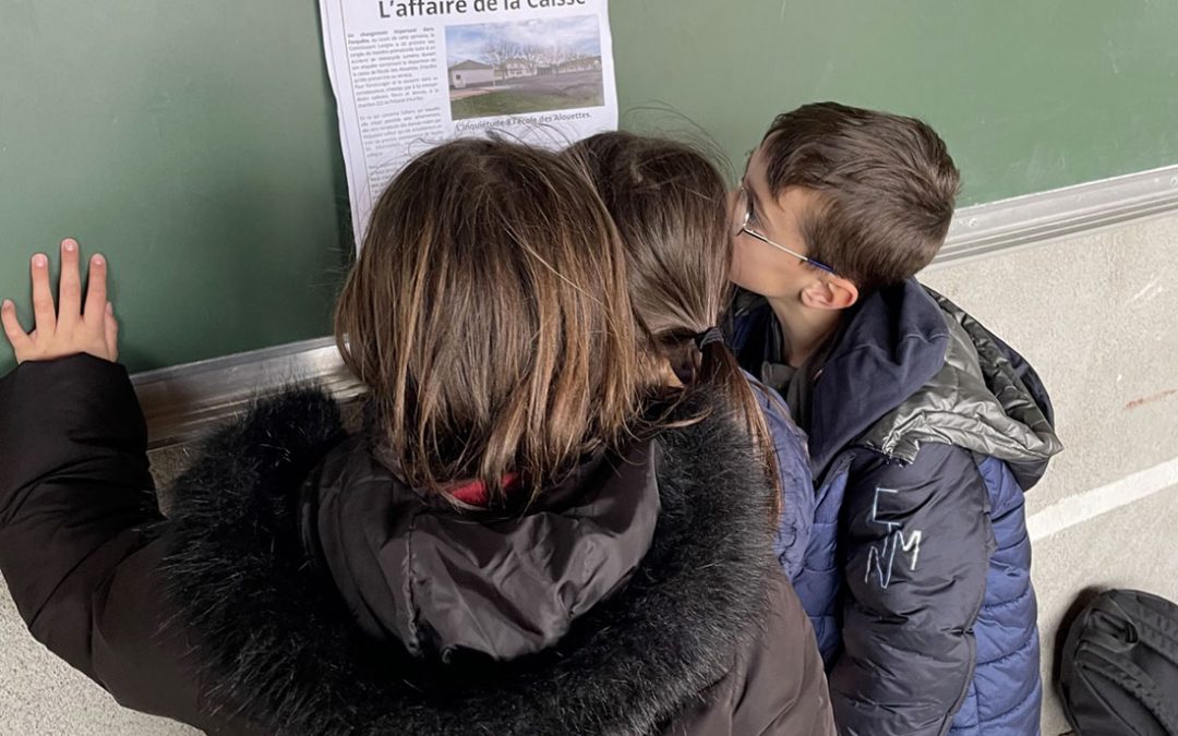 Enquête à l’école des Alouettes / avec le centre social ALC
