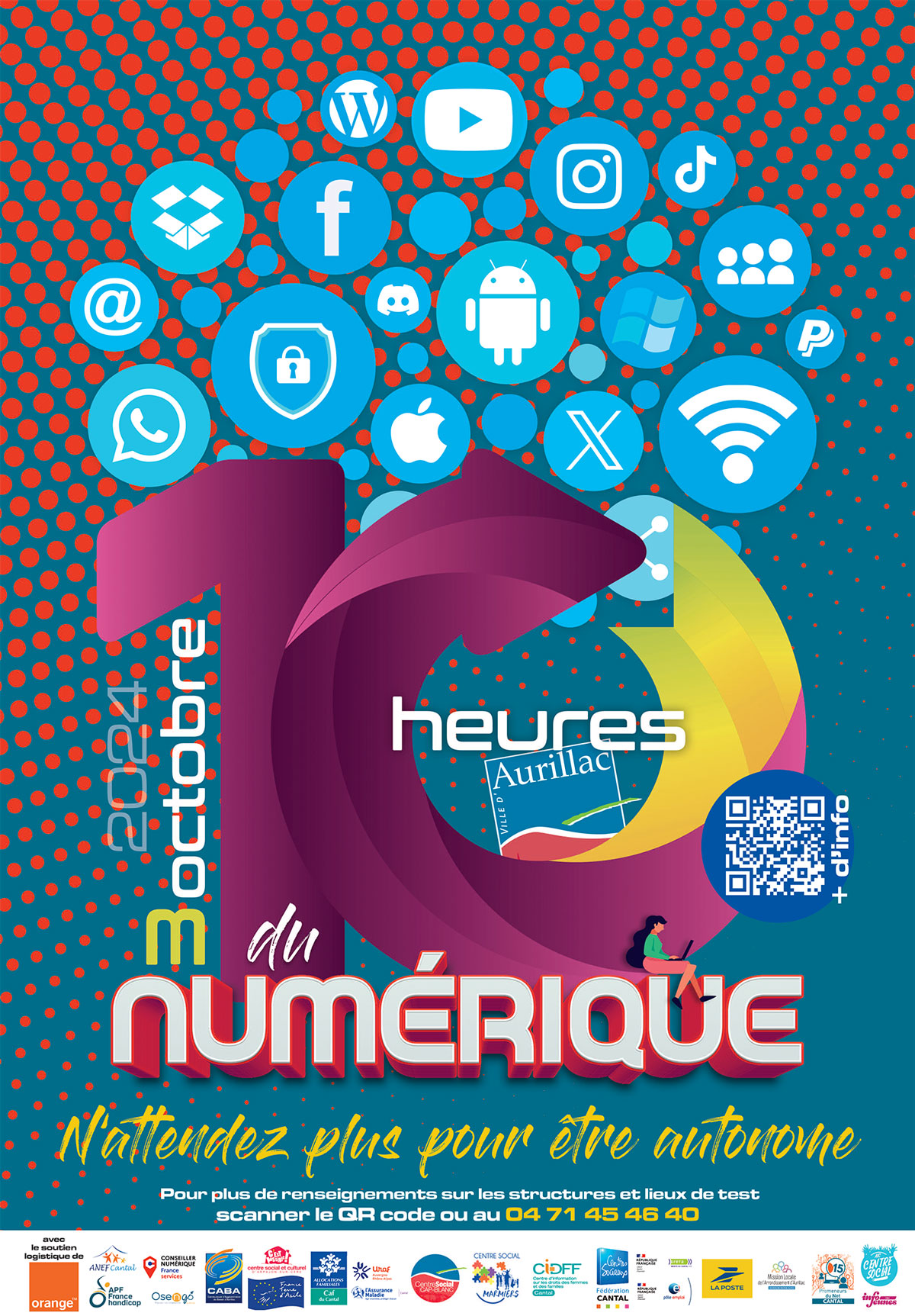 affiche 10h numérique