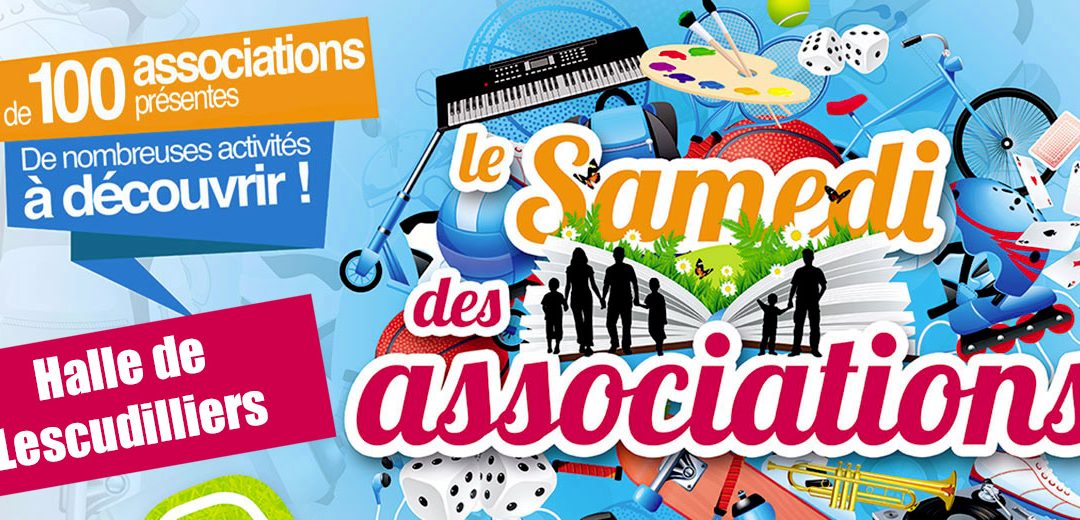 Samedi des associations / Rendez-vous samedi 7 septembre / Halle de Lescudilliers !!
