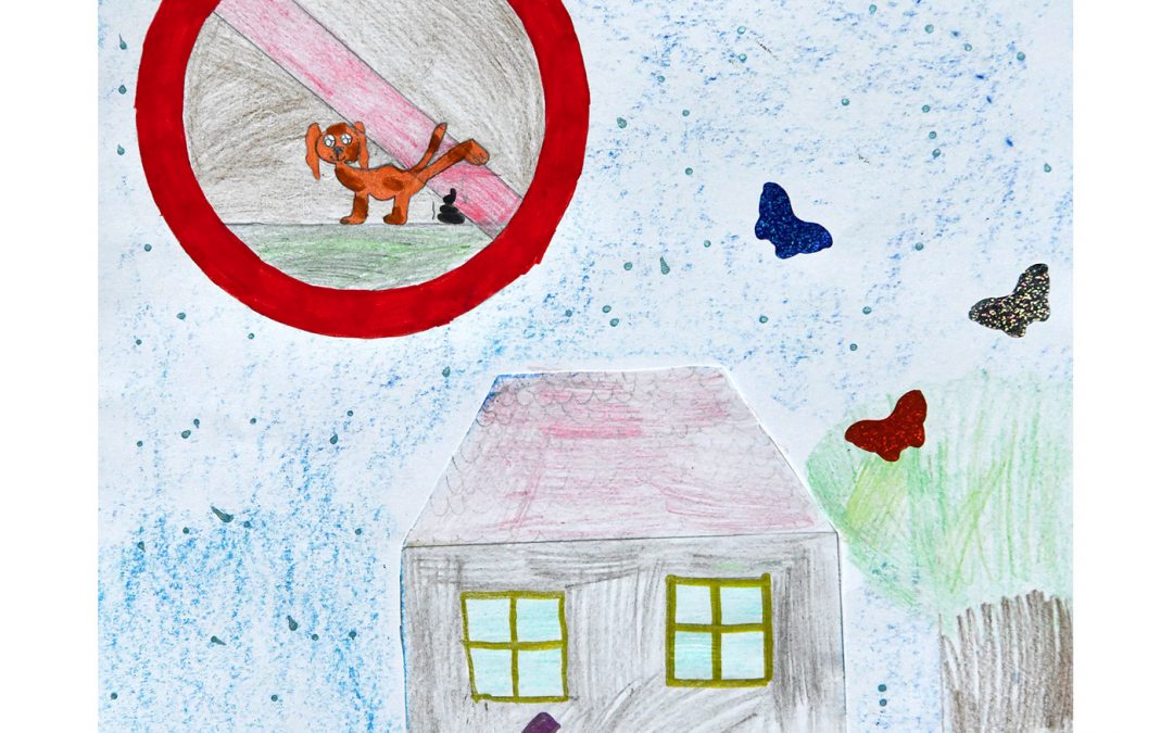Dessins d&rsquo;enfants (école Paul Doumer) sur le thème des déjections canines