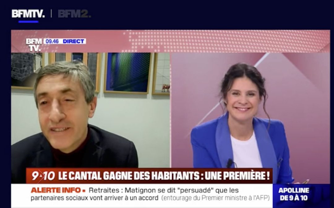 Démographie : BFMTV sollicite le maire d&rsquo;Aurillac
