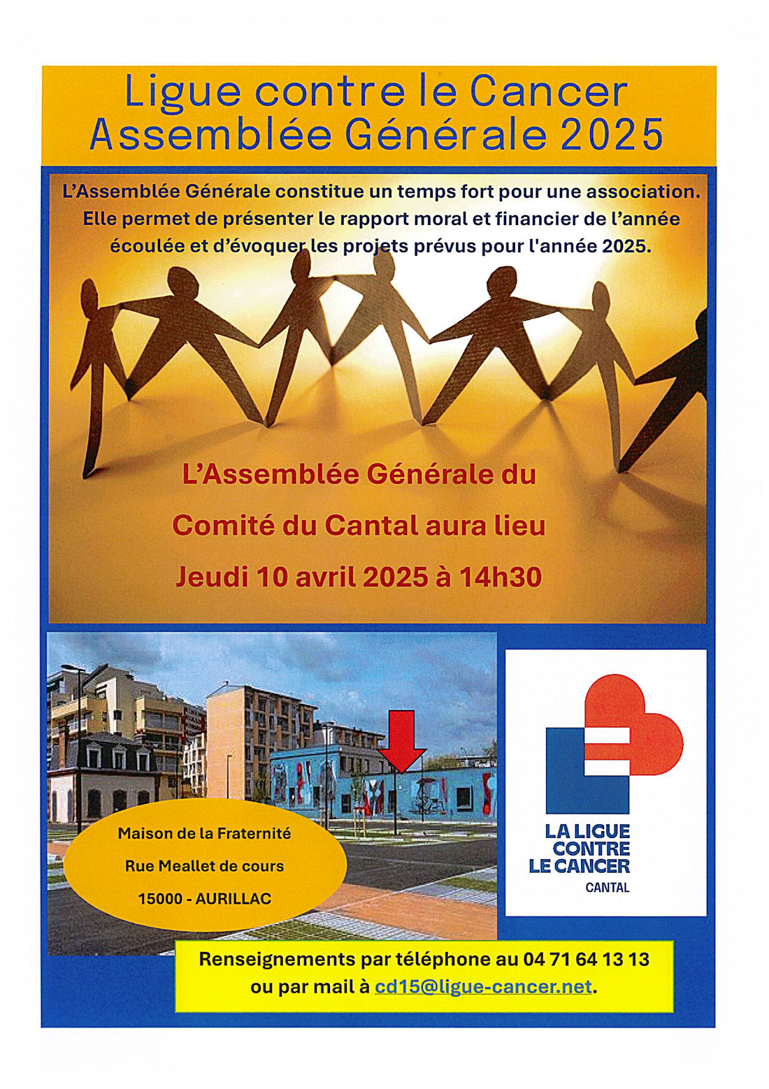 Comité du Cantal de la Ligue contre le cancer