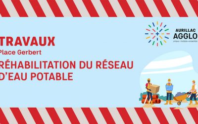 Réhabilitation des branchements d’eau potable / Travaux Place Gerbert