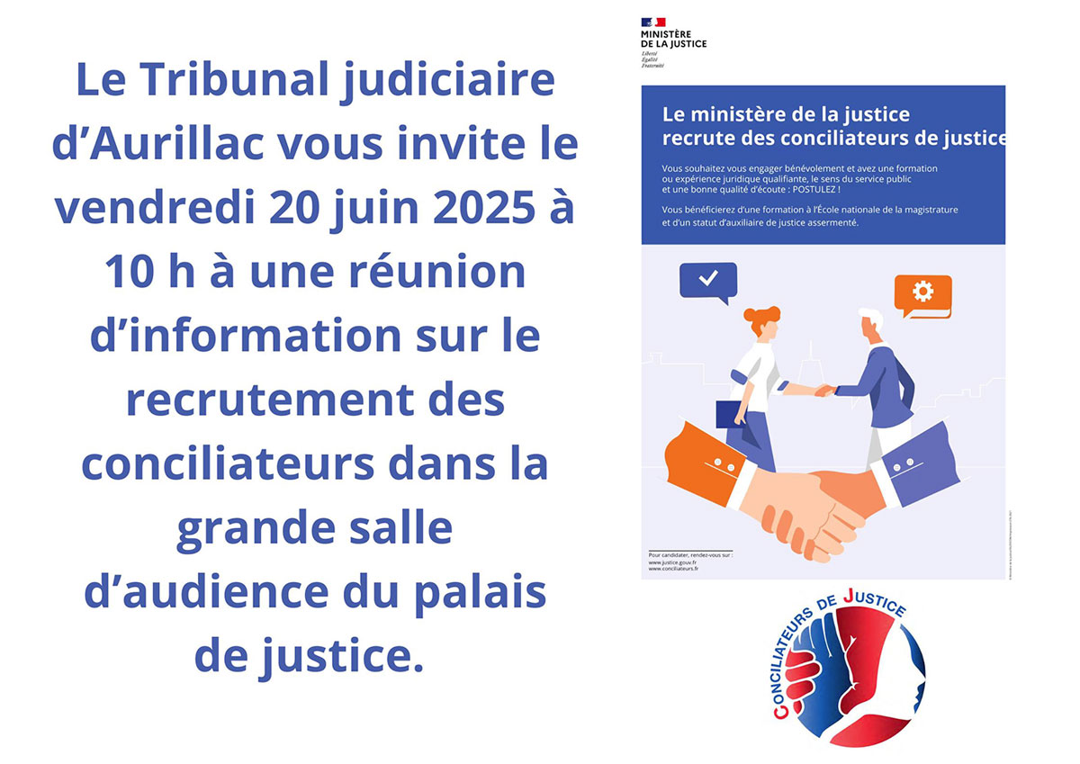 Devenez conciliateur de Justice