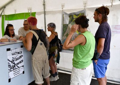 installation et mise en place du festival