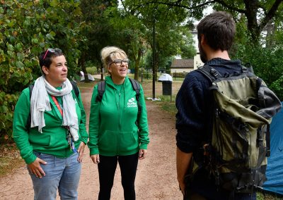 installation et mise en place du festival