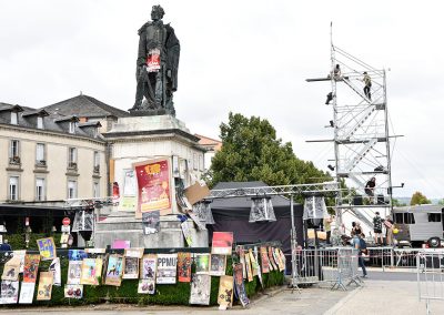 installation et mise en place du festival