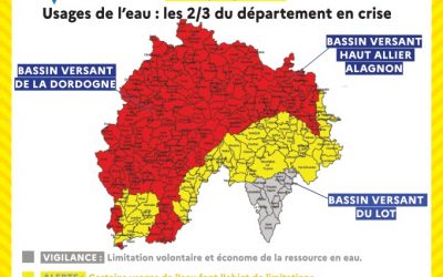 Limitation provisoire des usages de l’eau / Arrêté 2025-1386