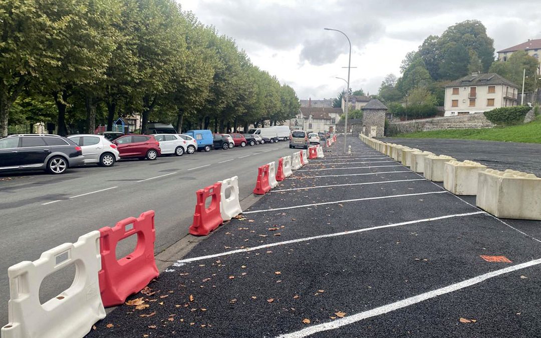 Ouverture de 30 places de stationnement temporaires et gratuites