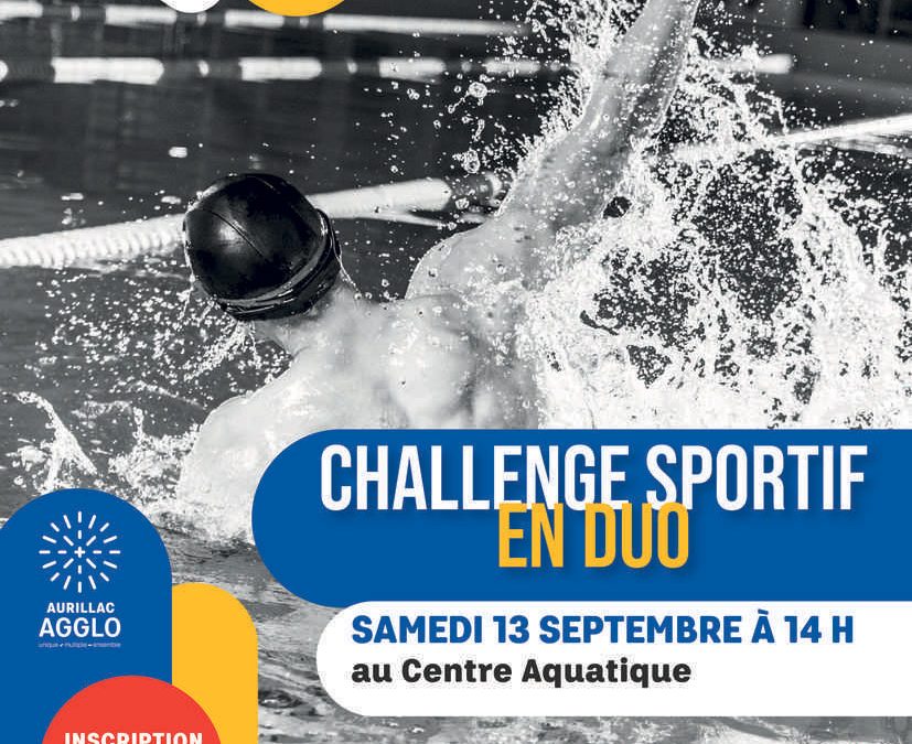 Un challenge sportif et ludique à relever en duo !  / Centre Aquatique