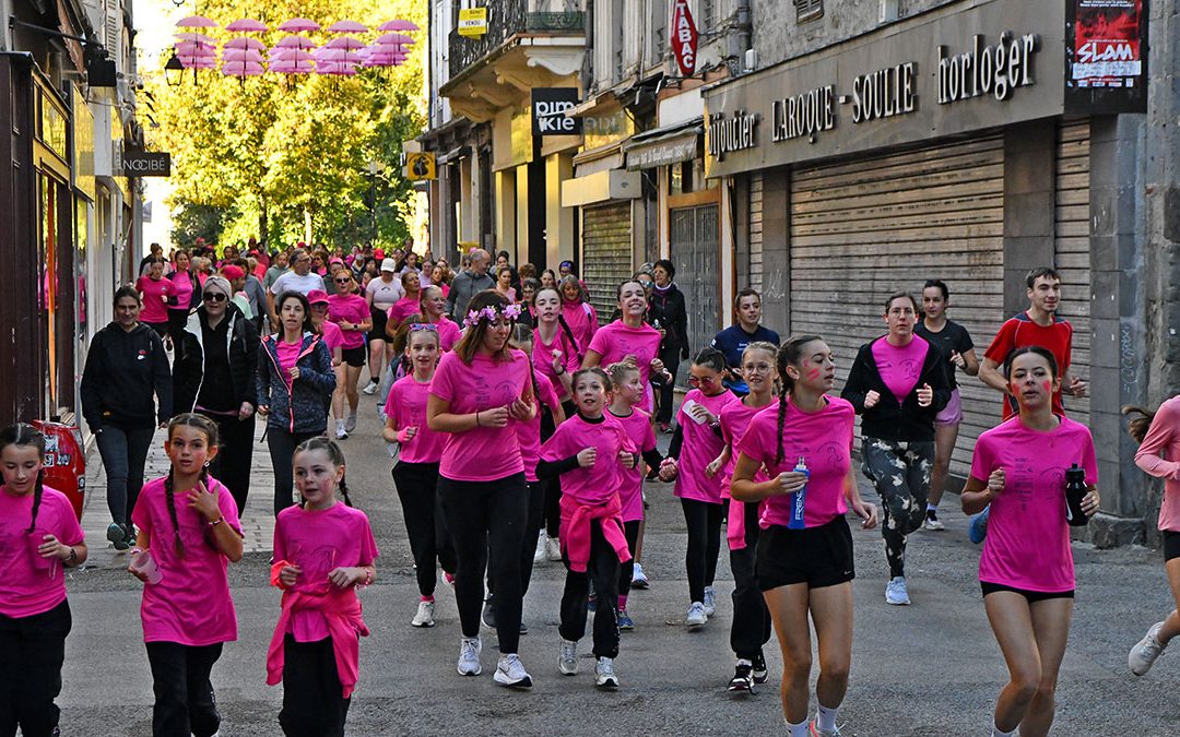 Aurillac pour elles a battu le record avec plus de 4200 personnes dans les rues d’Aurillac !