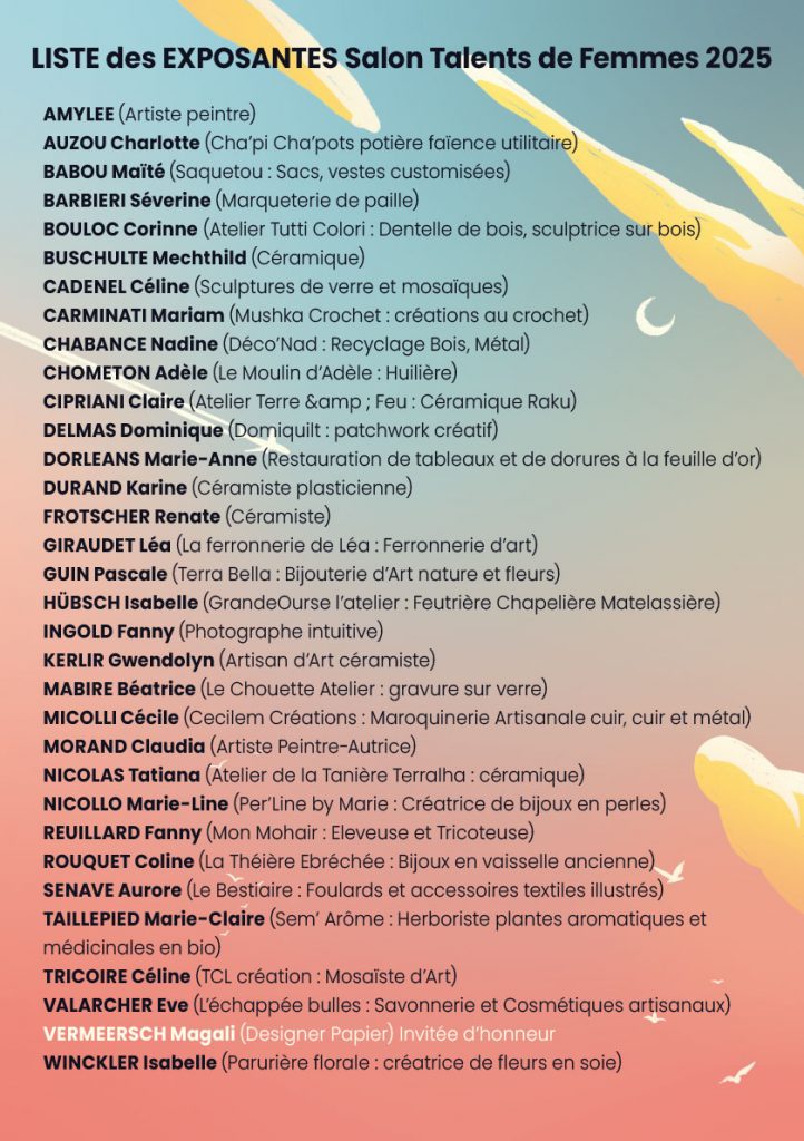 salon TALENTS DE FEMMES