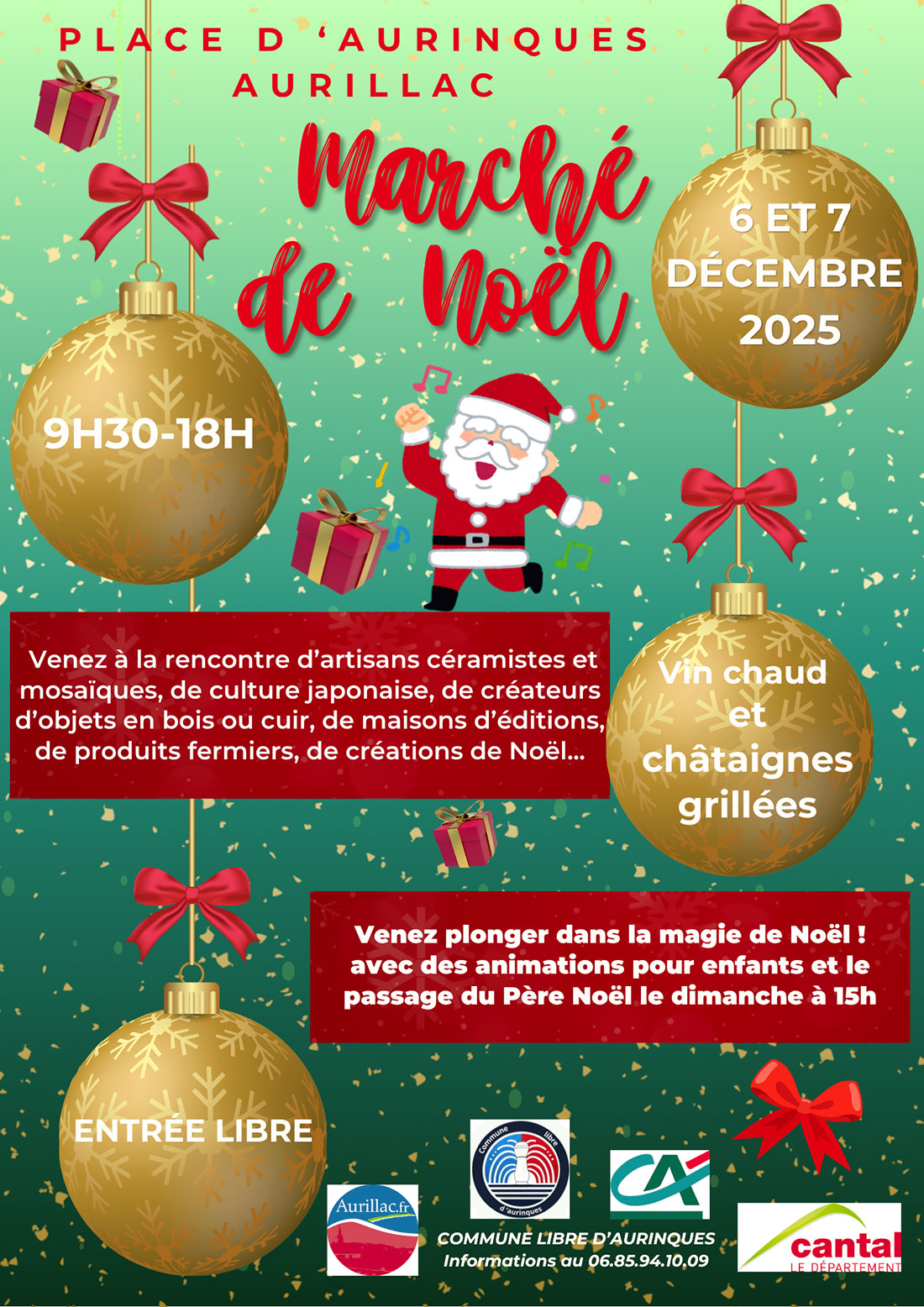 marché de Noël de la place d'aurinques